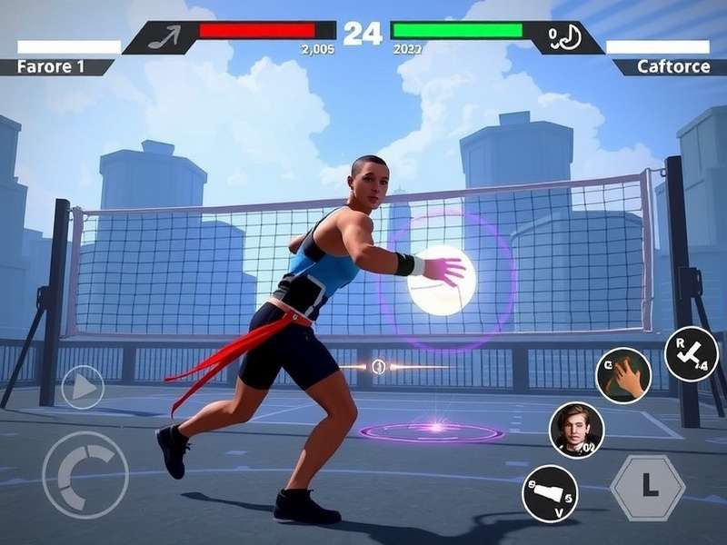 Intense multiplayer match in Volley Prime Conqueror Volley Prime Conqueror Gameplay Screenshot